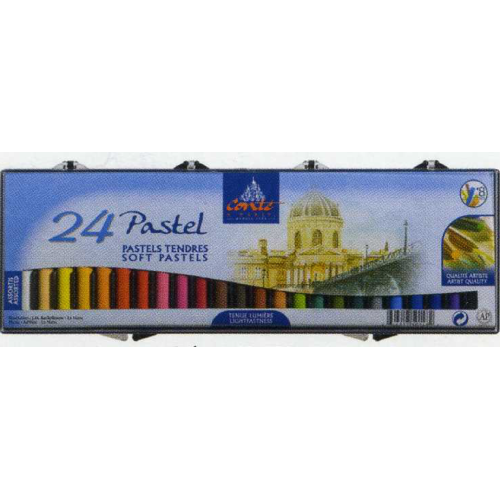 Пастель крейда м'яка в наборі Conte Box of 24 assorted soft pastels