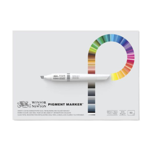 Склейка для маркерів Winsor & Newton Pigment marker, 27,9 х 35,6 см, 50 аркушів 6001002