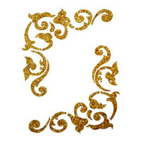 Трансфер для тканини з блискітками Cadence Glitter Fabric Transfer, 17х25 см, SKT-1105